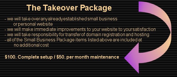 Web Griffin Design - The Takeover Package